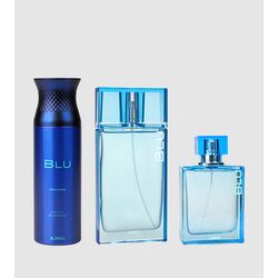 Ajmal Blu 90ml Apă De Parfum + 90ml Apă De Colonie + 200ml Deodorant Spray