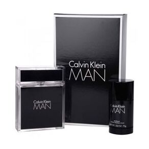 Calvin Klein Man 100ml Apă De Toaletă + 75ml Deodorant Spray stick
