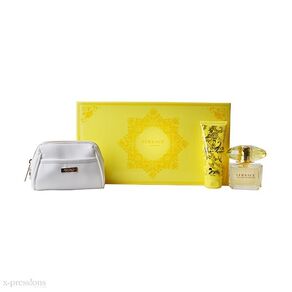 Gianni Versace Yellow Diamond 90ml Apă De Toaletă + 100ml Loțiune de corp + Bag