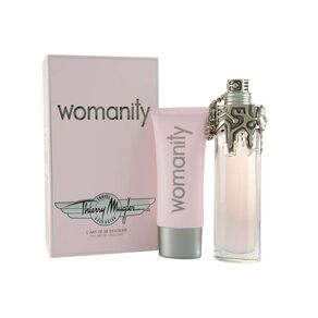 Thierry Mugler Womanity 80ml Apă De Parfum + 100ml Loțiune de corp Bag
