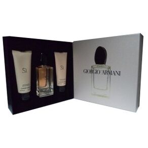 Giorgio Armani Si 100ml Apă De Parfum + 75ml Gel de duș + 75ml Loțiune de corp