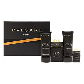 Bvlgari Man In Black 100ml Apă De Parfum + 15ml Apă De Parfum + 75ml After Shave Balsam + 75ml Gel de duș