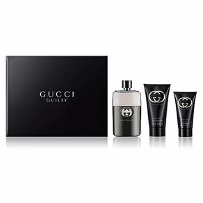 Gucci Guilty Pour Homme 90ml Apă De Toaletă + 75ml After Shave Balsam + 50ml Gel de duș Ii
