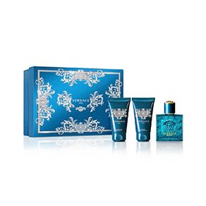 Gianni Versace Eros 50ml Apă De Toaletă + 50ml After Shave Balsam + 50ml Gel de duș Ii