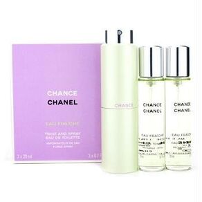 Chanel Chance Eau Fraiche Apă De Toaletă (20 ml reincarcabil + 2 x 20 ml rezerva)