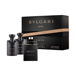 Bvlgari Man In Black 60ml Apă De Parfum + 40ml After Shave Balsam + 40ml Gel de duș Ii