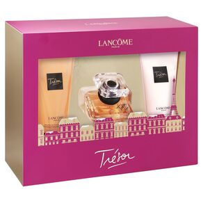 Lancome Tresor 30ml Apă De Parfum + 50ml Gel de duș + 50ml Loțiune de corp