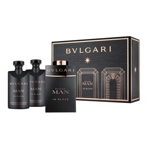 Bvlgari Man In Black 60ml Apă De Parfum + 40ml After Shave Balsam + 40ml Gel de duș Iii