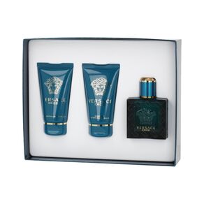 Gianni Versace Eros 50ml Apă De Toaletă + 50ml Gel de duș + 50ml After Shave Balsam Vii