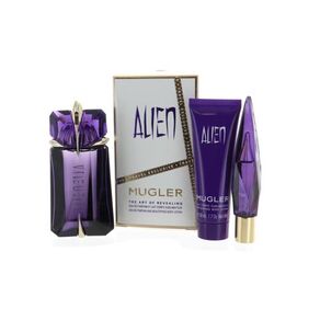 Thierry Mugler Alien 60ml Apă De Parfum + 50ml Loțiune de corp +10ml Apă De Parfum Purse Spray