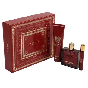 Gianni Versace Eros Flame 100ml Apă De Parfum + 10ml Apă De Parfum + 150ml Gel de duș