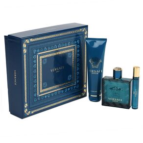 Gianni Versace Eros 100ml Apă De Toaletă + 150ml Gel de duș + 10ml Apă De Toaletă