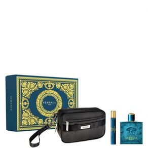 Gianni Versace Eros 100ml Apă De Toaletă + 10ml Apă De Toaletă + Trousse I