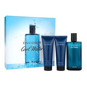 Davidoff Cool Water 125ml Apă De Toaletă + 75ml Gel de duș + 75ml After Shave Balsam