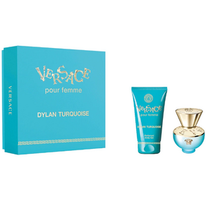 Gianni Versace Pour Femme Dylan Turquoise 30ml Apă De Toaletă + 50ml Gel de duș